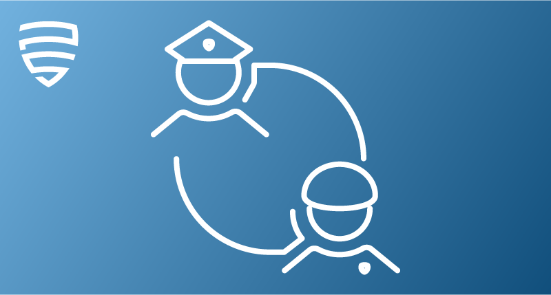 Icon Hexagon Public Safety forensic expertise and peer-to-peer consultancy